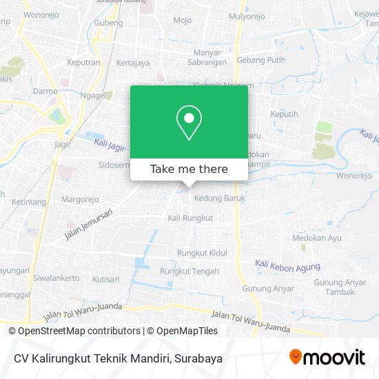 CV Kalirungkut Teknik Mandiri map