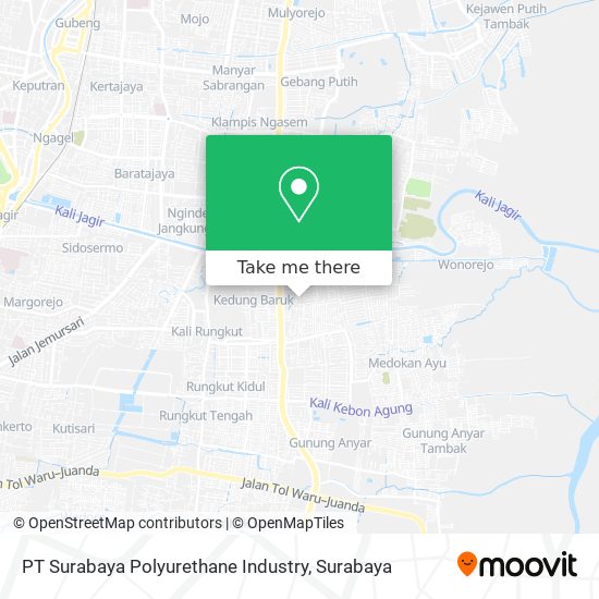 PT Surabaya Polyurethane Industry map