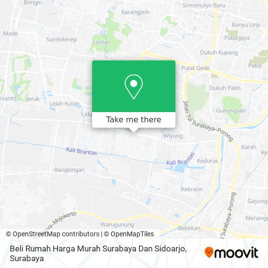 Beli Rumah Harga Murah Surabaya Dan Sidoarjo map