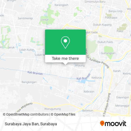 Surabaya Jaya Ban map
