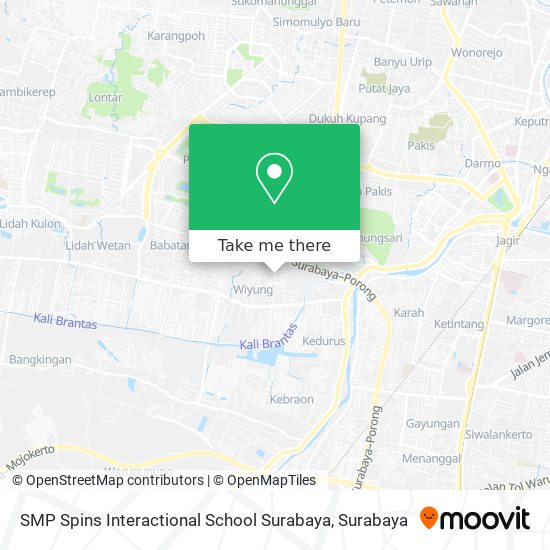 SMP Spins Interactional School Surabaya map