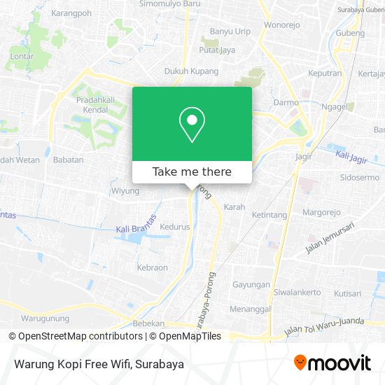 Warung Kopi Free Wifi map