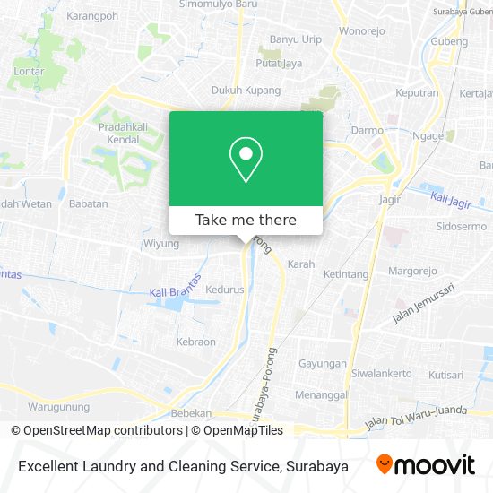 Excellent Laundry and Cleaning Service map