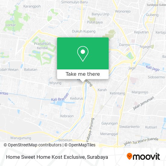 Home Sweet Home Kost Exclusive map