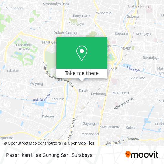 Pasar Ikan Hias Gunung Sari map