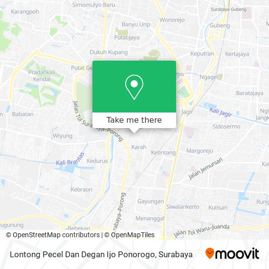 Lontong Pecel Dan Degan Ijo Ponorogo map