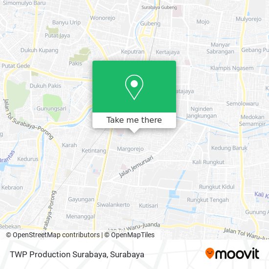 TWP Production Surabaya map