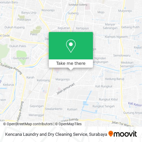 Kencana Laundry and Dry Cleaning Service map