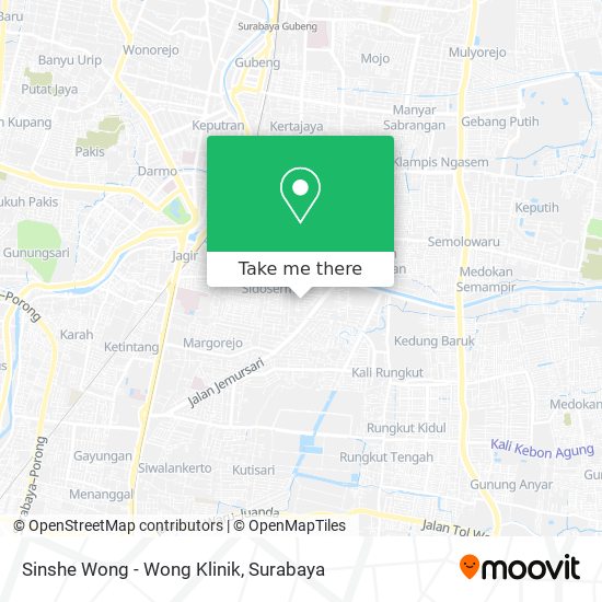 Sinshe Wong - Wong Klinik map