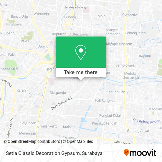 Setia Classic Decoration Gypsum map