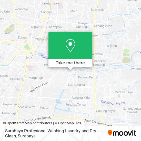 Surabaya Profesional Washing Laundry and Dry Clean map