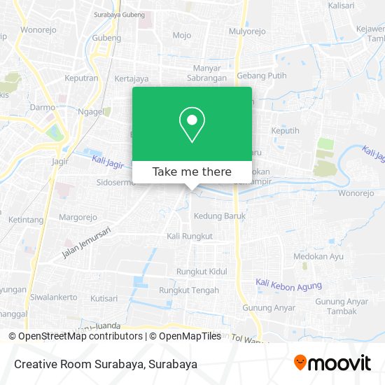 Creative Room Surabaya map