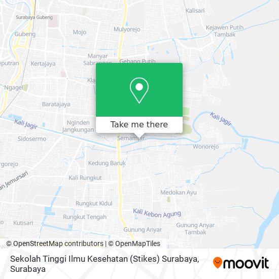 Sekolah Tinggi Ilmu Kesehatan (Stikes) Surabaya map