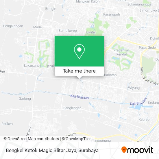 Bengkel Ketok Magic Blitar Jaya map