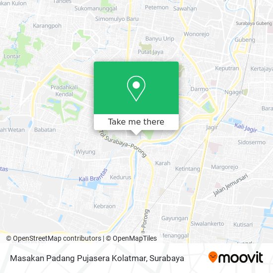 Masakan Padang Pujasera Kolatmar map