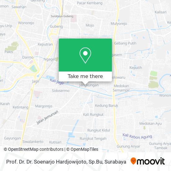 Prof. Dr. Dr. Soenarjo Hardjowijoto, Sp.Bu map