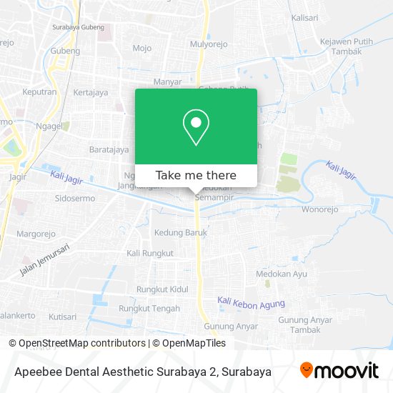 Apeebee Dental Aesthetic Surabaya 2 map