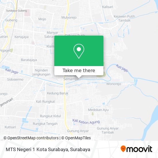 MTS Negeri 1 Kota Surabaya map