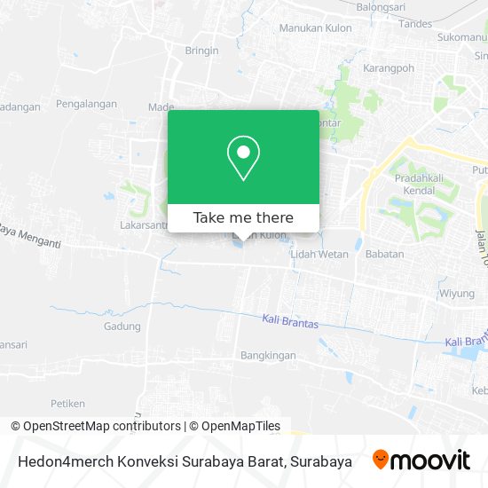 Hedon4merch Konveksi Surabaya Barat map