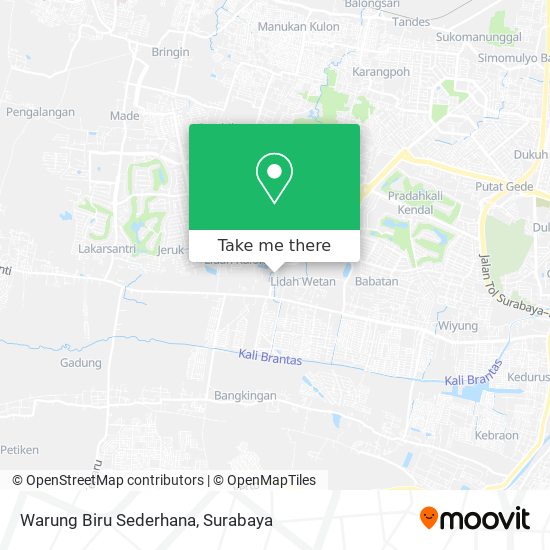Warung Biru Sederhana map