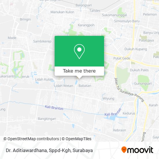 Dr. Aditiawardhana, Sppd-Kgh map