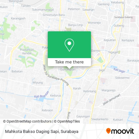 Mahkota Bakso Daging Sapi map