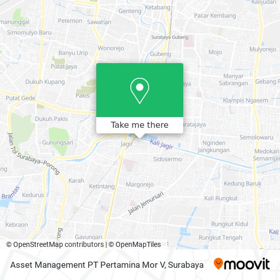 Asset Management PT Pertamina Mor V map