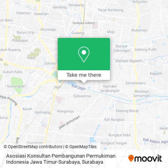Asosiasi Konsultan Pembangunan Permukiman Indonesia Jawa Timur-Surabaya map