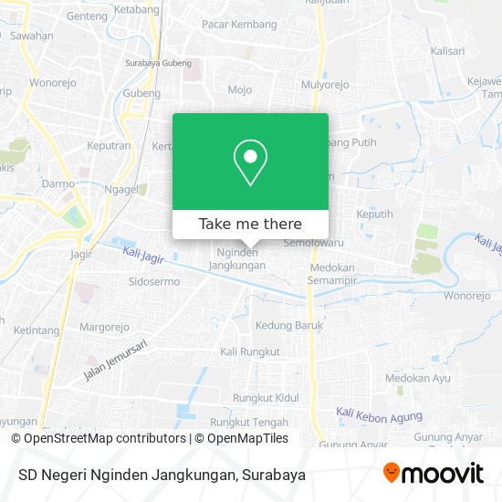 SD Negeri Nginden Jangkungan map