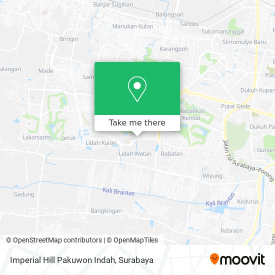 Imperial Hill Pakuwon Indah map