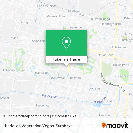 Kedai en Vegetarian Vegan map