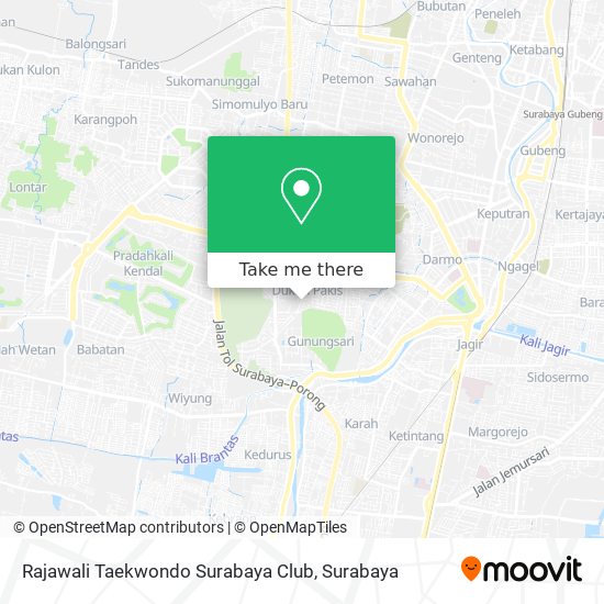 Rajawali Taekwondo Surabaya Club map