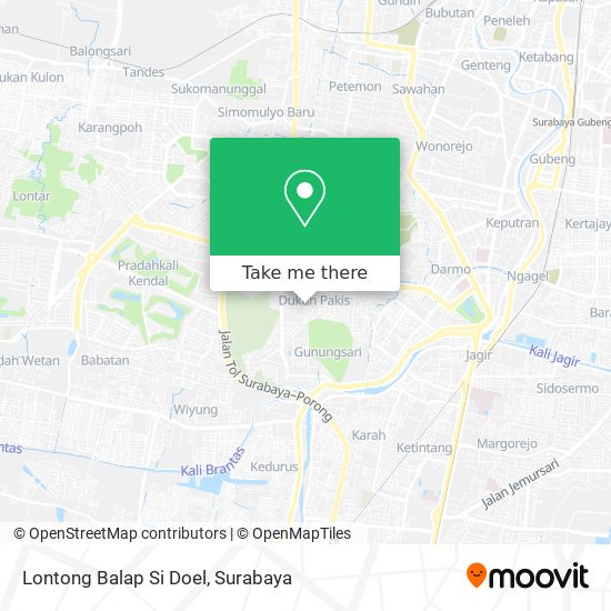 Lontong Balap Si Doel map