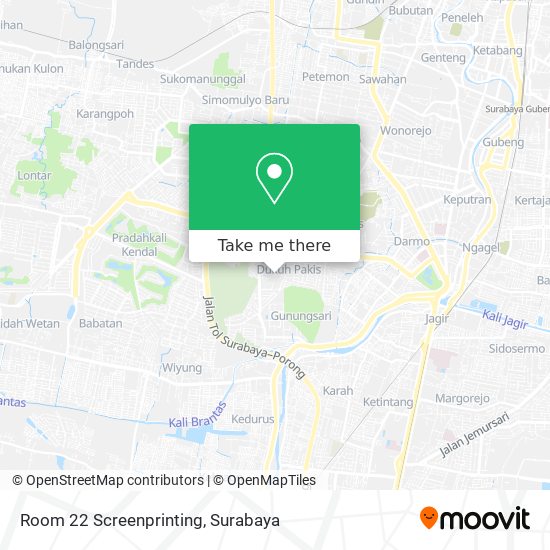 Room 22 Screenprinting map