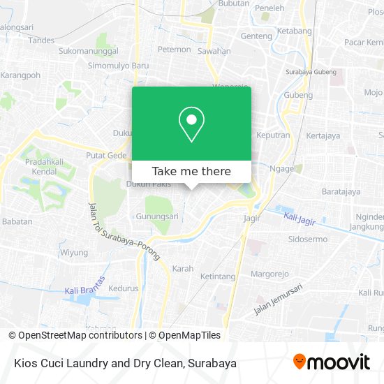 Kios Cuci Laundry and Dry Clean map
