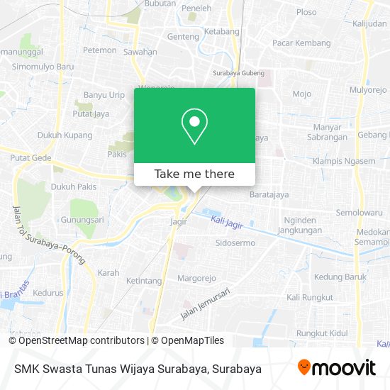 SMK Swasta Tunas Wijaya Surabaya map