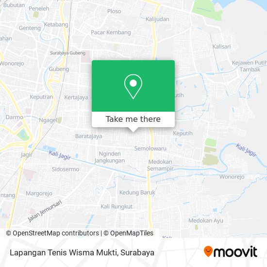Lapangan Tenis Wisma Mukti map