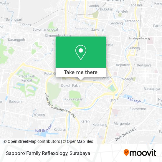 Sapporo Family Reflexology map