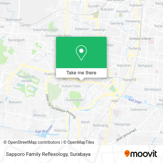 Sapporo Family Reflexology map