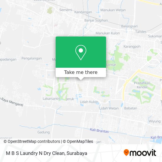 M B S Laundry N Dry Clean map