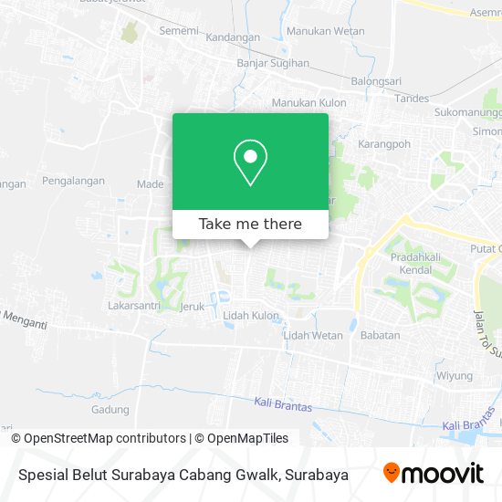 Spesial Belut Surabaya Cabang Gwalk map