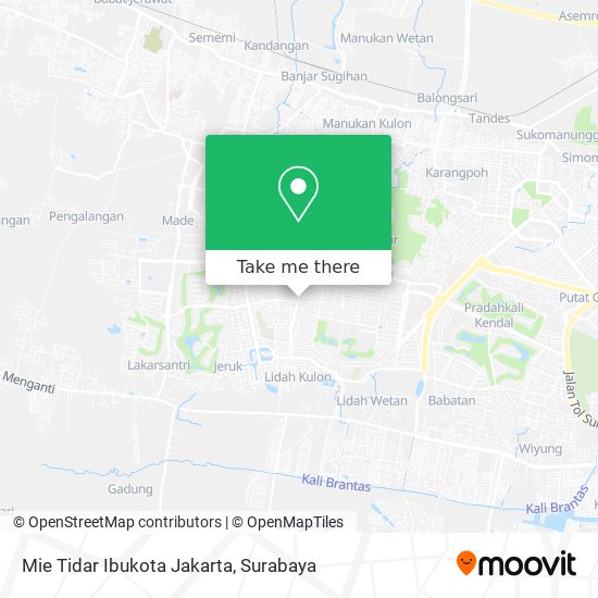 Mie Tidar Ibukota Jakarta map
