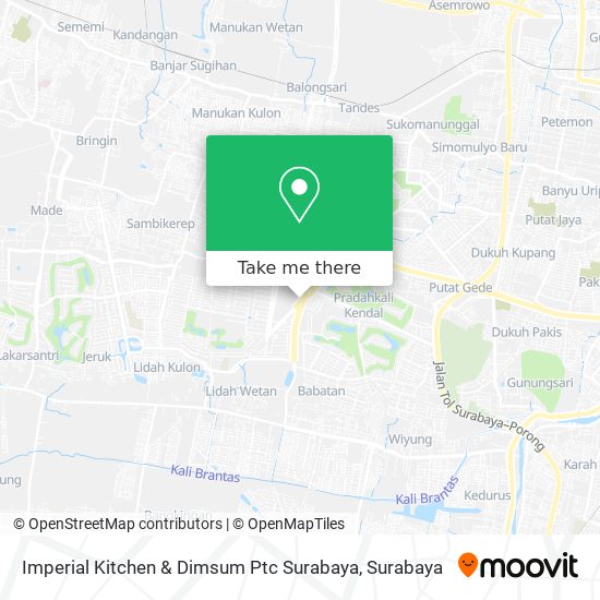 Imperial Kitchen & Dimsum Ptc Surabaya map