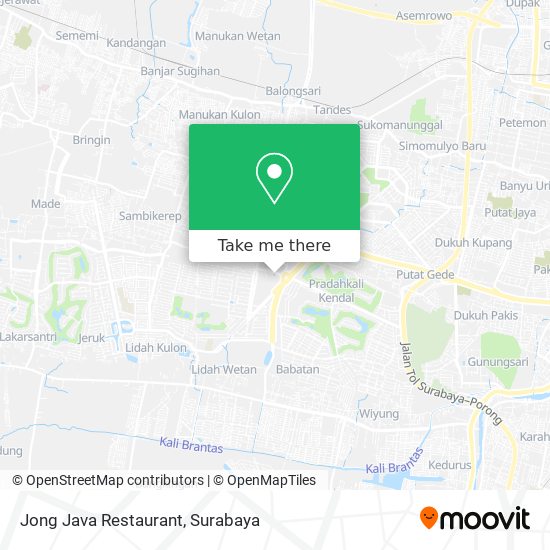Jong Java Restaurant map