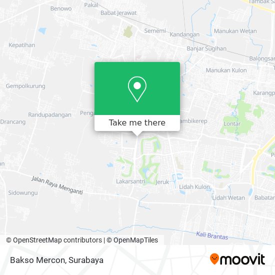 Bakso Mercon map