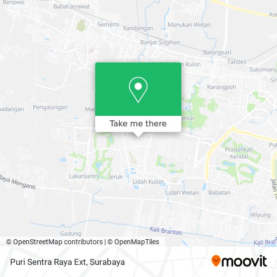 Puri Sentra Raya Ext map