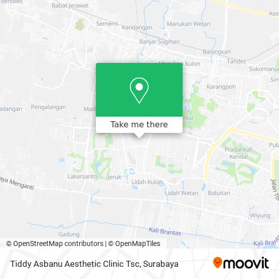 Tiddy Asbanu Aesthetic Clinic Tsc map