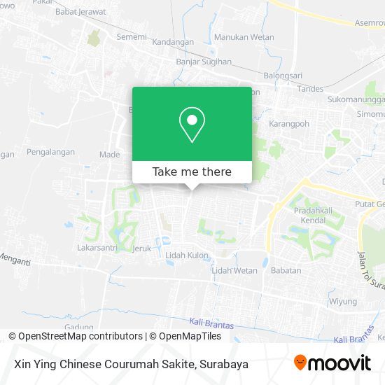 Xin Ying Chinese Courumah Sakite map
