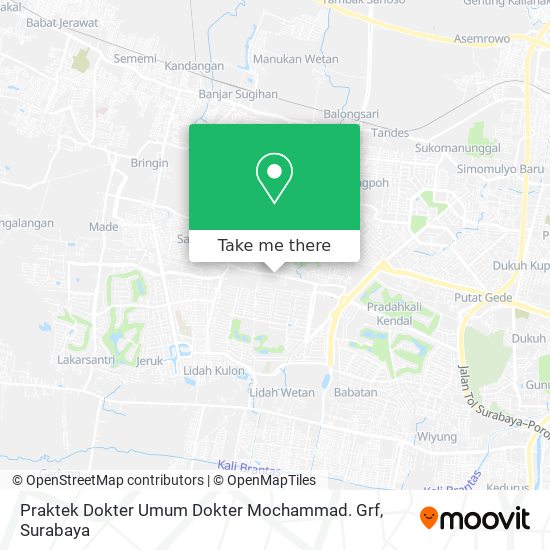 Praktek Dokter Umum Dokter Mochammad. Grf map