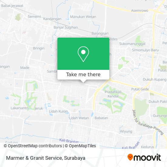 Marmer & Granit Service map